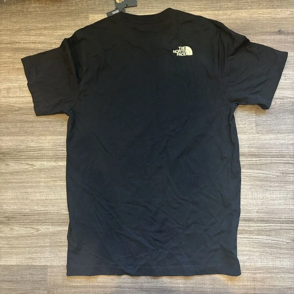 NWT THE NORTH FACE MENS WOLVES TOP SHORT SLEEVE T-SHIRT SMALL BLACK